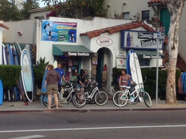 Mission Beach bike rentals